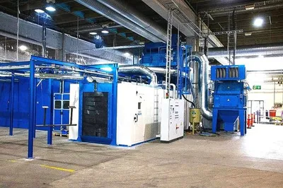 Tunelowy system śrutowania